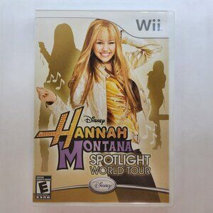 Hanna Montana Spotlight World Tour for the Wii